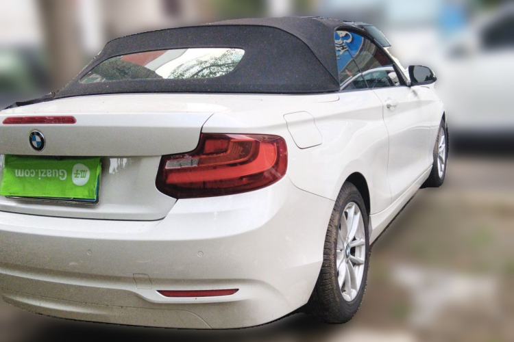 Used BMW 2 Series 2015 218i Convertible Coupe Rear Right 45 Deg
