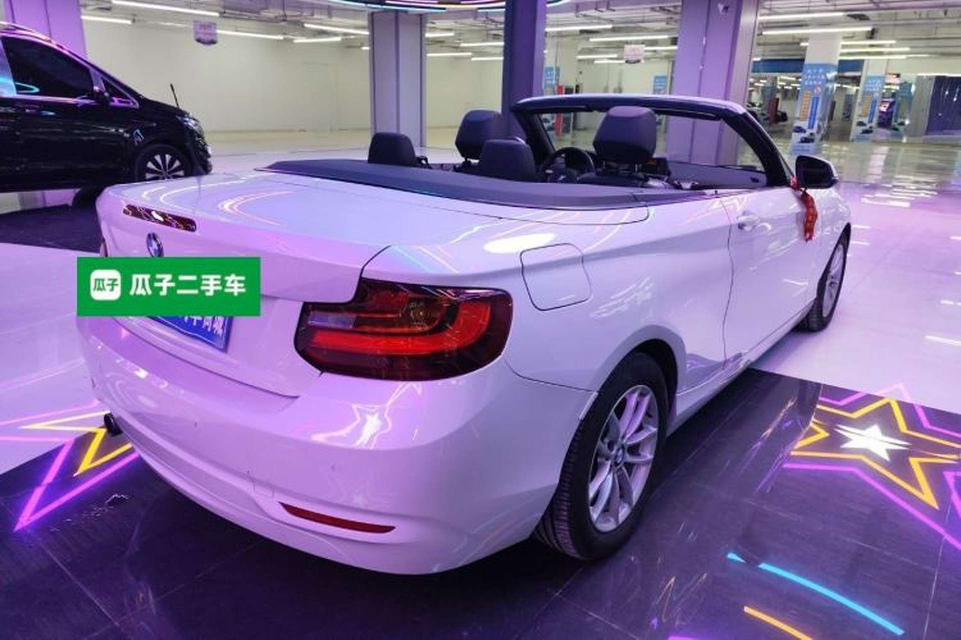 Used BMW 2 Series 2015 218i Convertible Coupe Rear Right 45 Deg