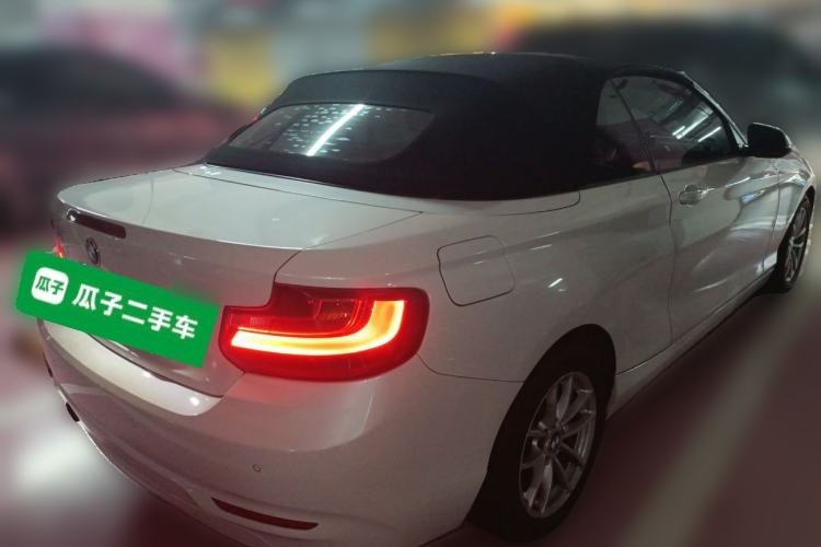 Used BMW 2 Series 2015 218i Convertible Coupe Rear Right 45 Deg