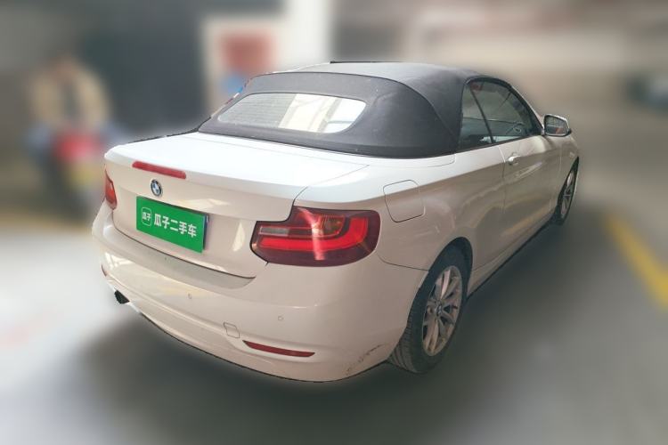 Used BMW 2 Series 2015 218i Convertible Coupe Rear Right 45 Deg