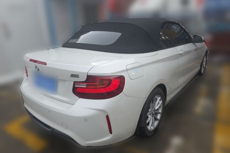 Used BMW 2 Series 2015 218i Convertible Coupe Rear Right 45 Deg