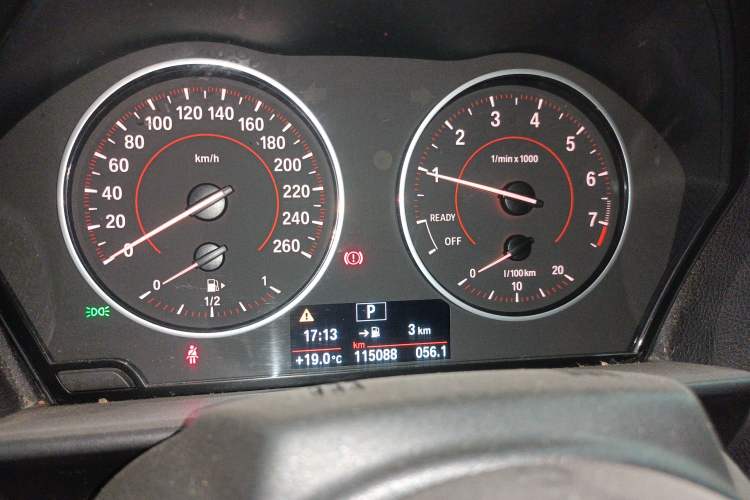 Used BMW 2 Series 2017 220i Convertible Coupe M Sport Edition Odometer Close Up