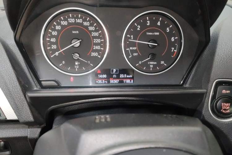 Used BMW 2 Series 2017 220i Convertible Coupe M Sport Edition Odometer Close Up