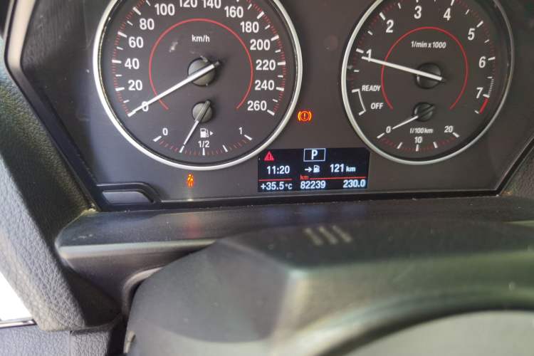 Used BMW 2 Series 2017 220i Convertible Coupe M Sport Edition Odometer Close Up