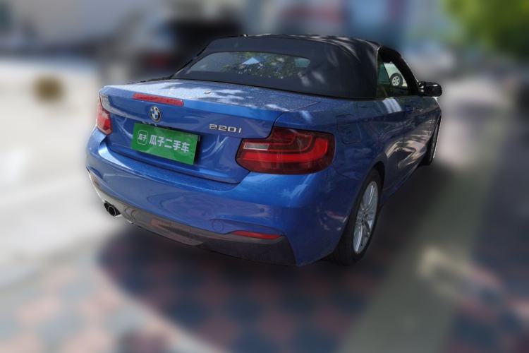 Used BMW 2 Series 2017 220i Convertible Coupe M Sport Edition Rear Right 45 Deg