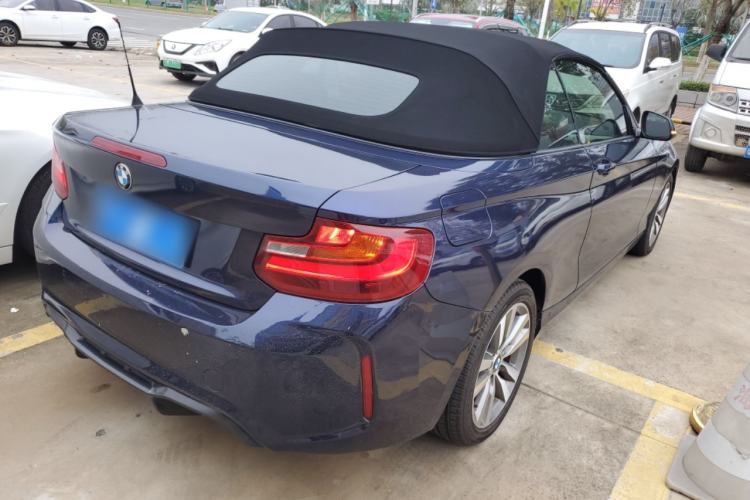 Used BMW 2 Series 2017 220i Convertible Coupe Leading Model Rear Right 45 Deg