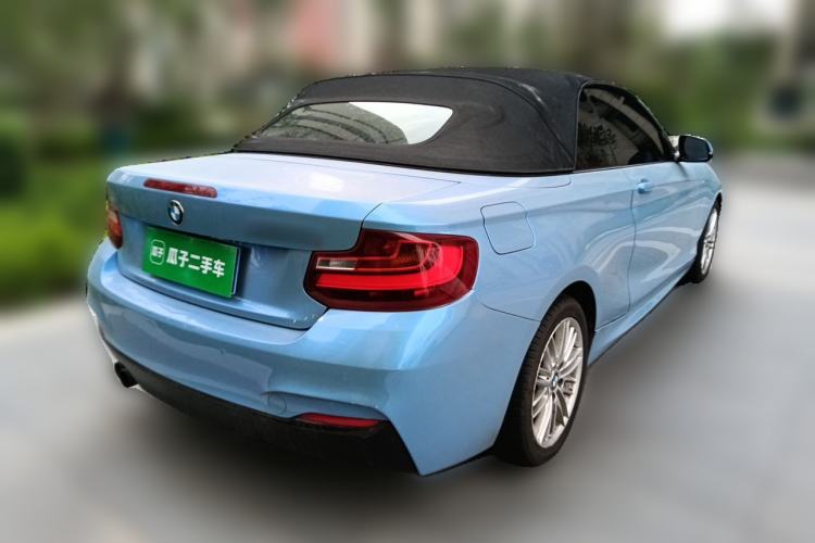 Used BMW 2 Series 2017 220i Convertible Coupe M Sport Edition Rear Right 45 Deg