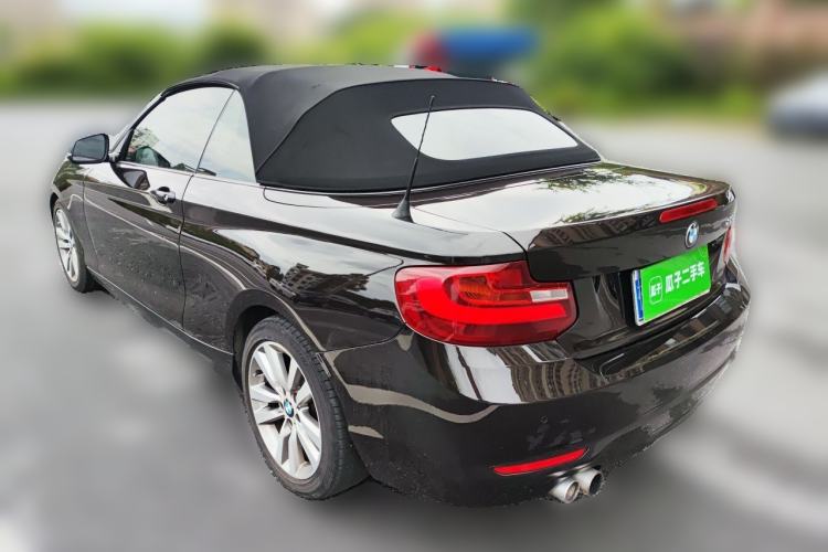 Used BMW 2 Series 2017 220i Convertible Coupe Leading Model Rear Left 45 Deg