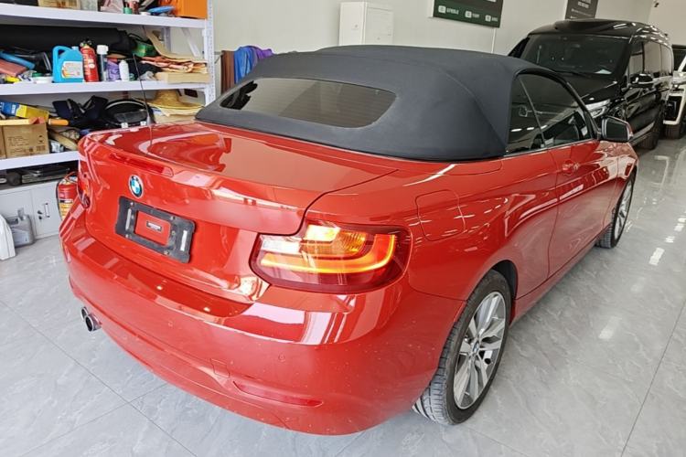 Used BMW 2 Series 2017 220i Convertible Coupe Leading Model Rear Right 45 Deg