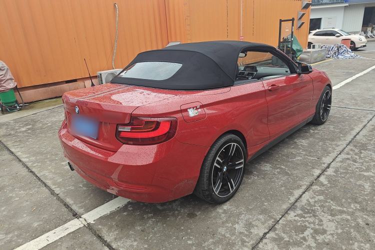 Used BMW 2 Series 2017 220i Convertible Coupe Leading Model Rear Right 45 Deg