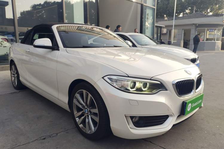 Used BMW 2 Series 2017 220i Convertible Coupe Leading Model Front Right 45 Deg