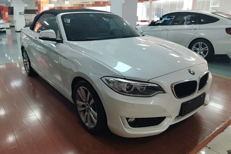 Used BMW 2 Series 2017 220i Convertible Coupe Leading Model Front Right 45 Deg