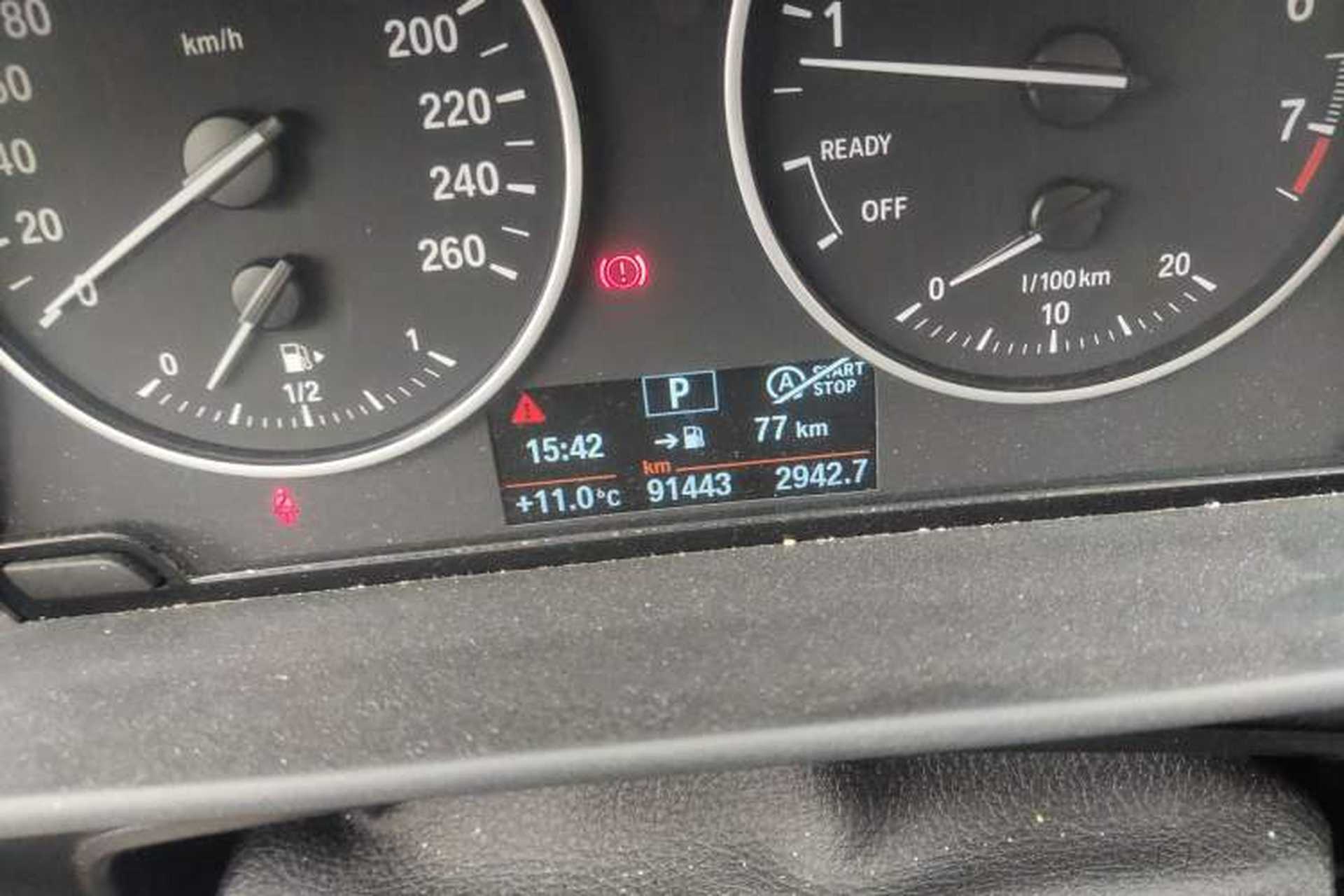 Used BMW 2 Series 2017 220i Convertible Coupe Leading Model Odometer Close Up
