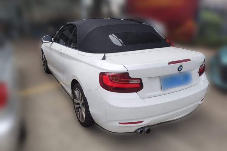 Used BMW 2 Series 2017 220i Convertible Coupe Leading Model Rear Left 45 Deg