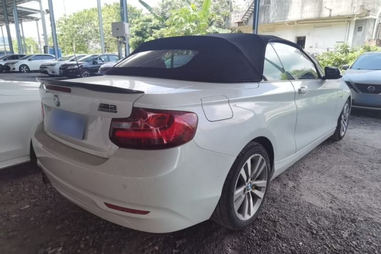 Used BMW 2 Series 2017 220i Convertible Coupe Leading Model Rear Right 45 Deg