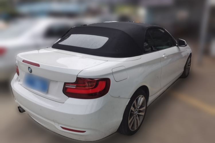 Used BMW 2 Series 2017 220i Convertible Coupe Leading Model Rear Right 45 Deg