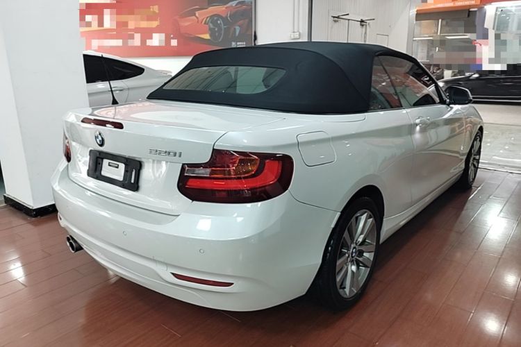 Used BMW 2 Series 2017 220i Convertible Coupe Leading Model Rear Right 45 Deg