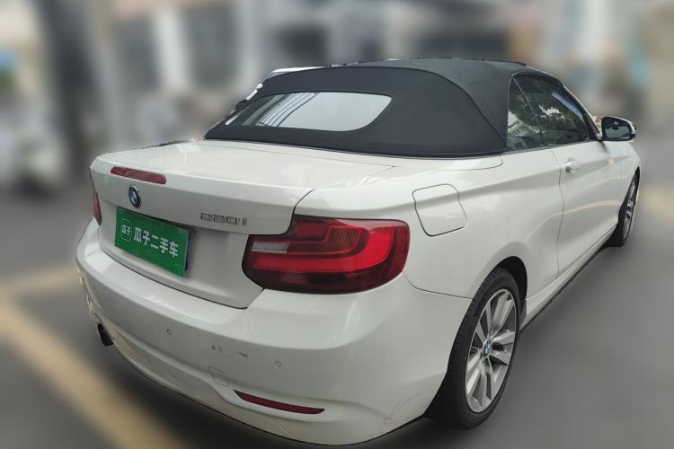 Used BMW 2 Series 2017 220i Convertible Coupe Leading Model Rear Right 45 Deg