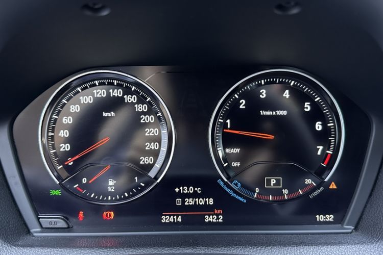 Used BMW 2 Series 2018 225i M Sport Odometer Close Up