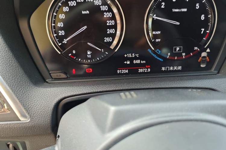 Used BMW 2 Series 2018 225i Convertible Coupe Luxury Model M Sport Package Odometer Close Up