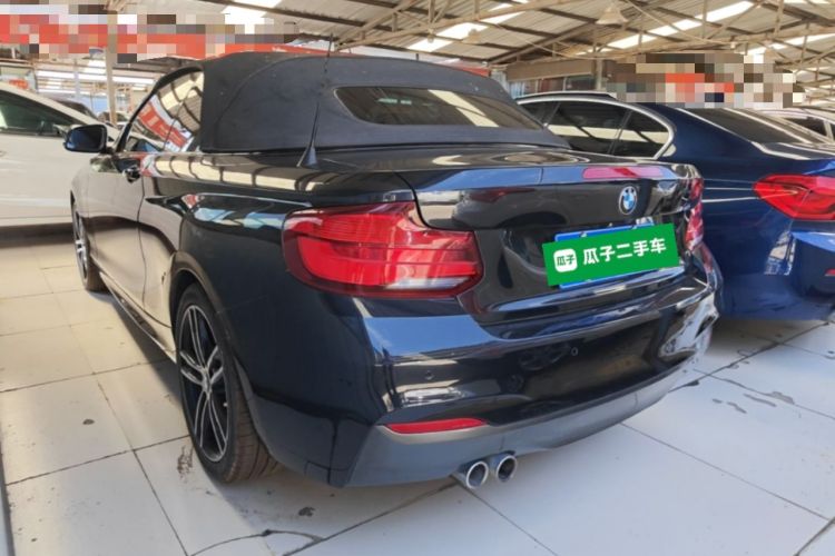 Used BMW 2 Series 2018 225i Convertible Coupe Luxury Model M Sport Package Rear Left 45 Deg