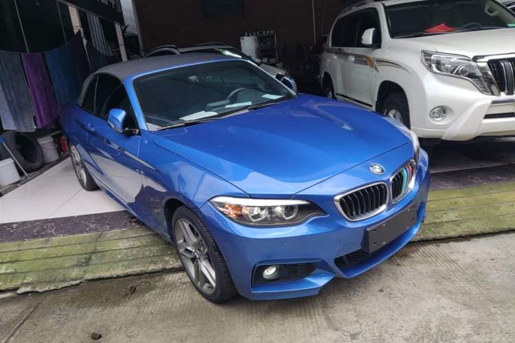 Used BMW 2 Series 2018 225i Convertible Coupe M Sport Edition Front Right 45 Deg