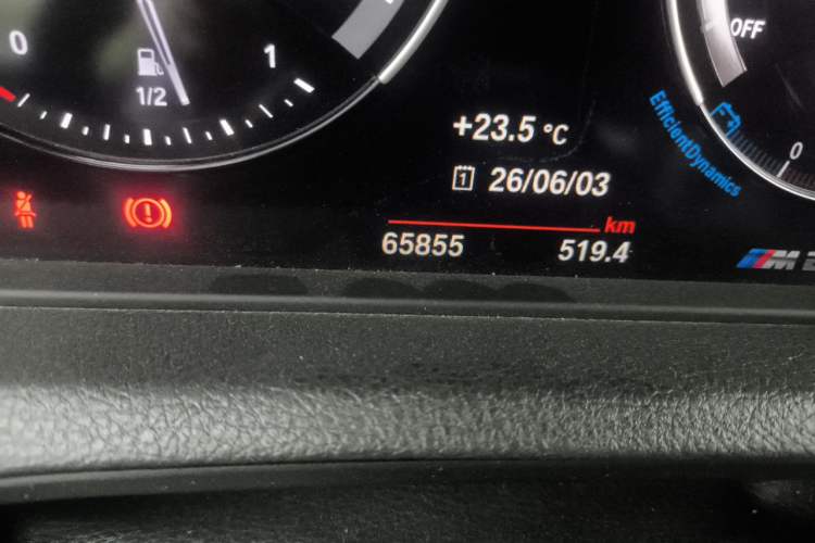 Used BMW 2 Series 2018 225i Convertible Coupe M Sport Edition Odometer Close Up