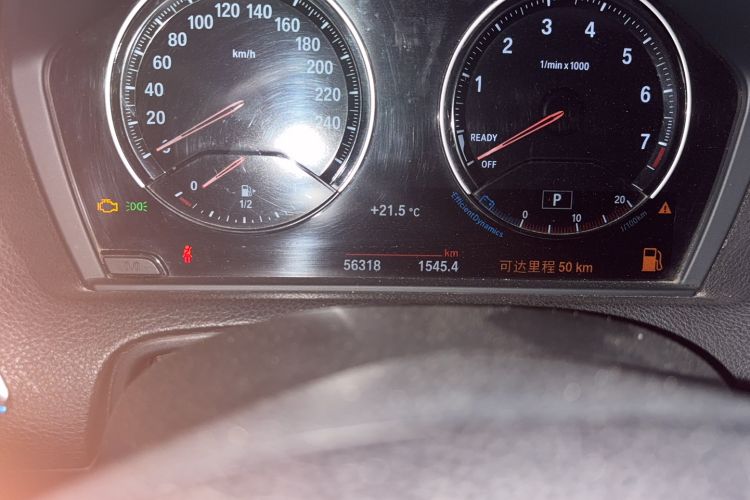 Used BMW 2 Series 2018 220i Sport Design Package Odometer Close Up