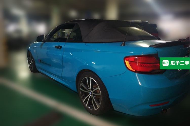 Used BMW 2 Series 2018 220i Convertible Coupe Sports Design Package Rear Left 45 Deg