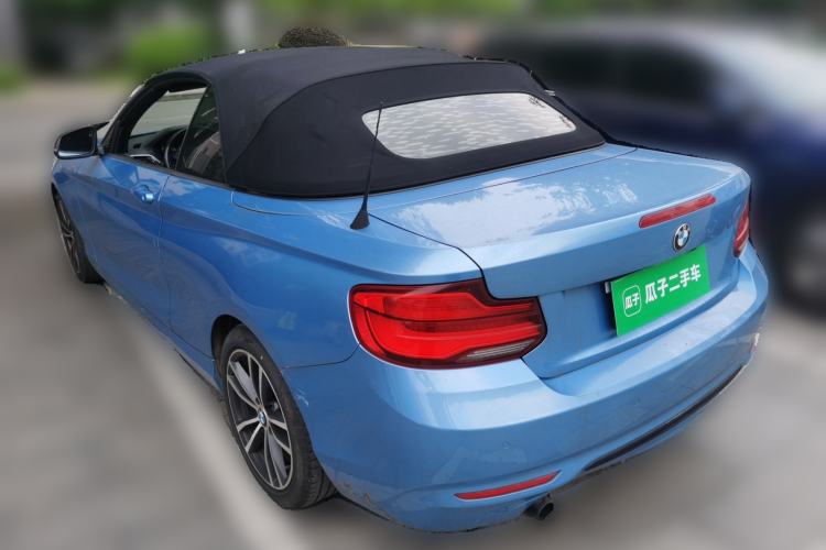 Used BMW 2 Series 2018 220i Convertible Coupe Sports Design Package Rear Left 45 Deg