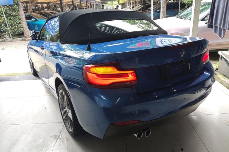 Used BMW 2 Series 2018 225i Convertible Coupe M Sport Edition Rear Left 45 Deg