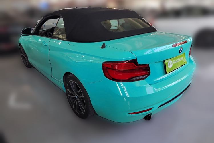Used BMW 2 Series 2018 220i Convertible Coupe Sports Design Package Rear Left 45 Deg