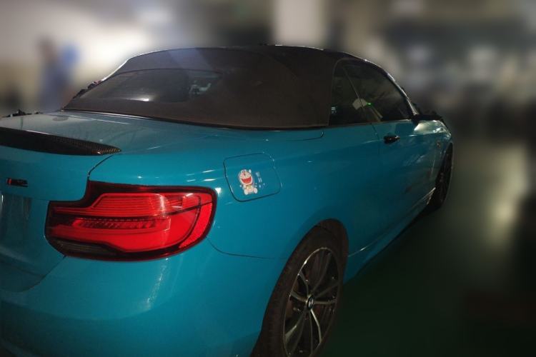 Used BMW 2 Series 2018 220i Convertible Coupe Sports Design Package Rear Right 45 Deg