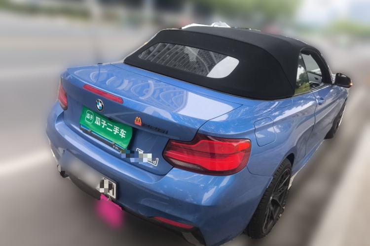 Used BMW 2 Series 2018 225i Convertible Coupe M Sport Edition Rear Right 45 Deg