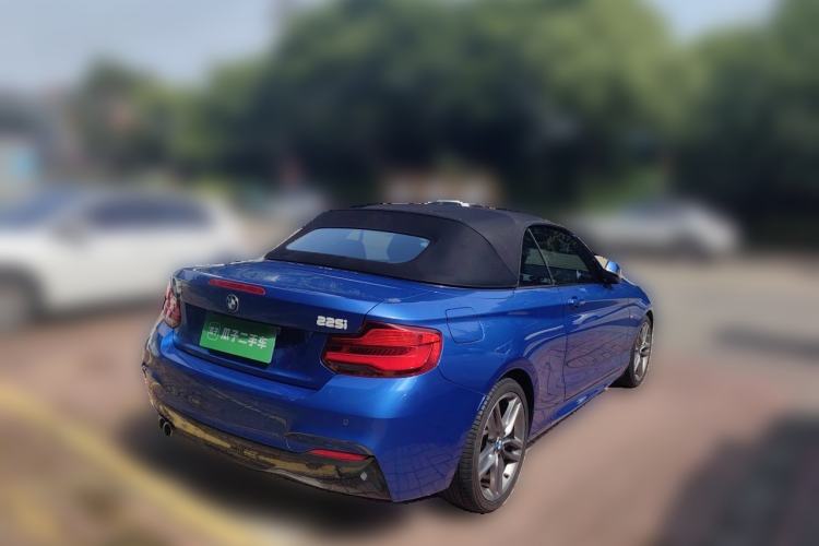Used BMW 2 Series 2018 225i Convertible Coupe M Sport Edition Rear Right 45 Deg