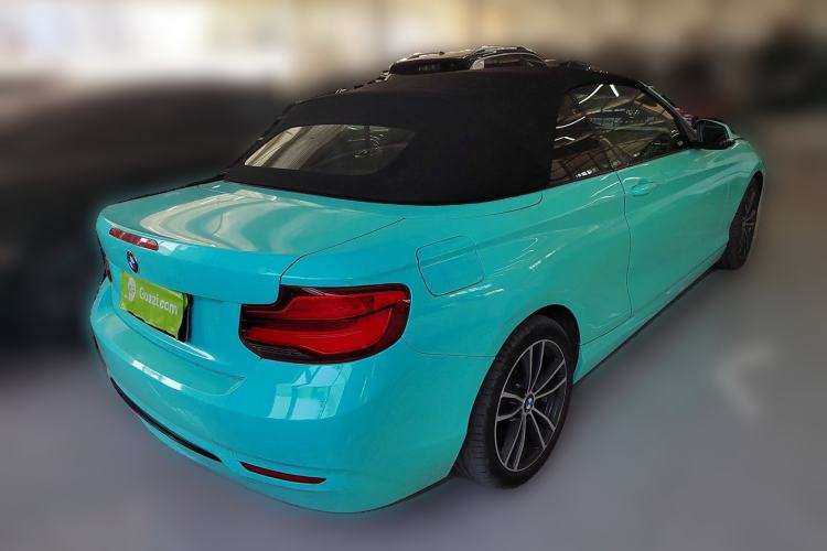 Used BMW 2 Series 2018 220i Convertible Coupe Sports Design Package Rear Right 45 Deg