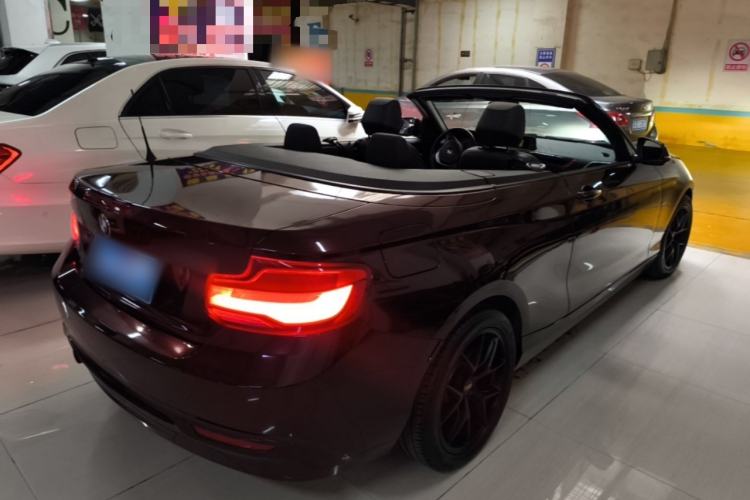Used BMW 2 Series 2018 220i Convertible Coupe Sports Design Package Rear Right 45 Deg