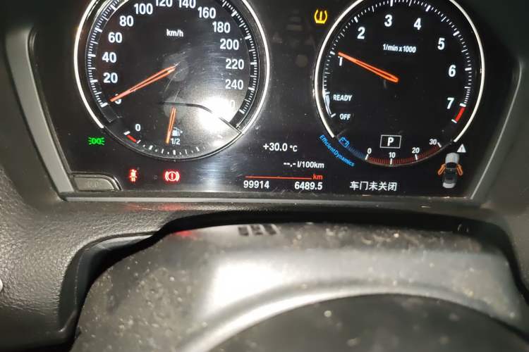 Used BMW 2 Series 2018 225i Convertible Coupe M Sport Edition Odometer Close Up