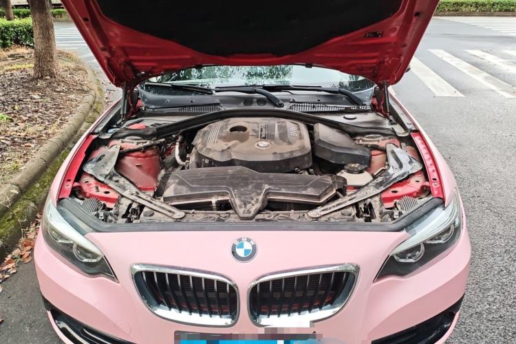 Used BMW 2 Series 2018 220i Convertible Coupe Sports Design Package Engine Bay