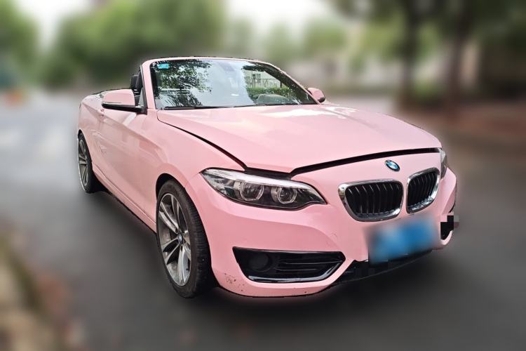 Used BMW 2 Series 2018 220i Convertible Coupe Sports Design Package Front Right 45 Deg