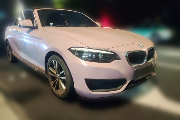 Used BMW 2 Series 2018 220i Convertible Coupe Sports Design Package Front Right 45 Deg
