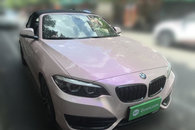Used BMW 2 Series 2018 220i Convertible Coupe Sports Design Package Front Right 45 Deg