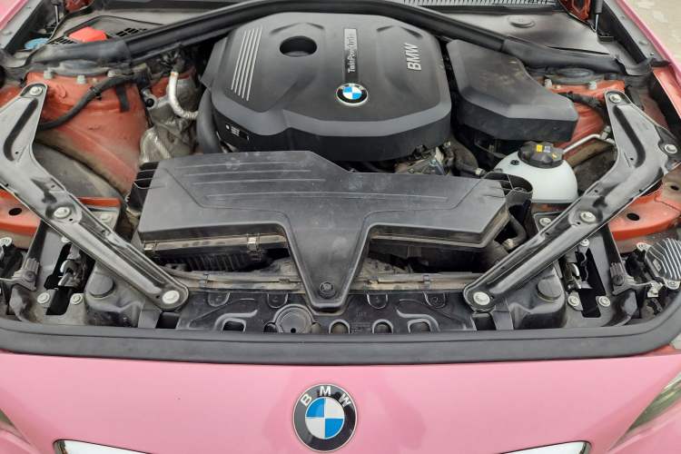 Used BMW 2 Series 2018 220i Convertible Coupe Sports Design Package Engine Bay