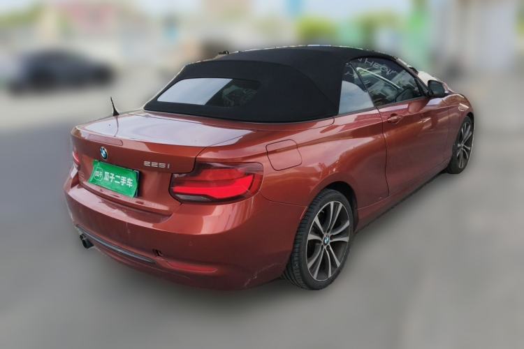 Used BMW 2 Series 2018 225i Convertible Coupe M Sport Edition Rear Right 45 Deg