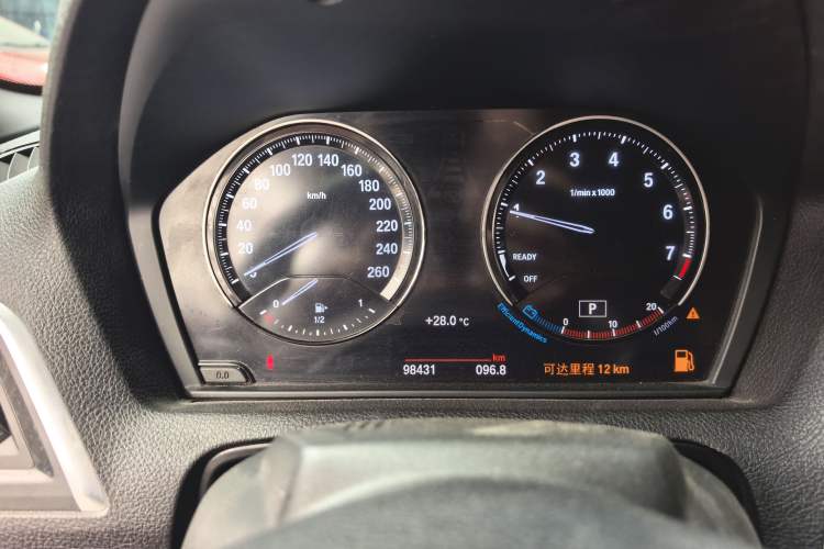 Used BMW 2 Series 2018 220i Convertible Coupe Sports Design Package Odometer Close Up