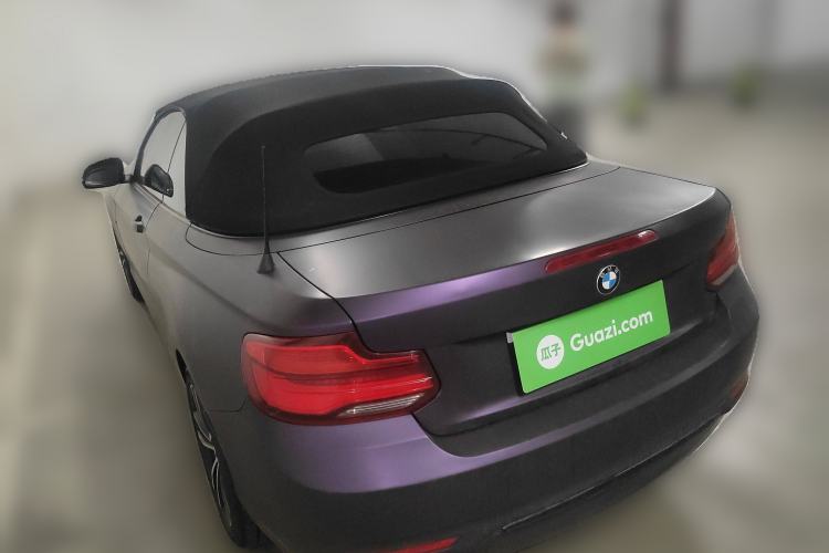 Used BMW 2 Series 2018 220i Convertible Coupe Sports Design Package Rear Left 45 Deg