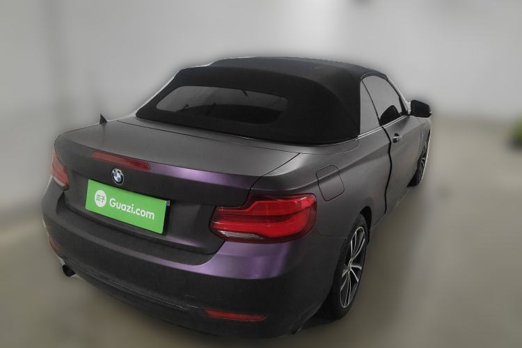 Used BMW 2 Series 2018 220i Convertible Coupe Sports Design Package Rear Right 45 Deg