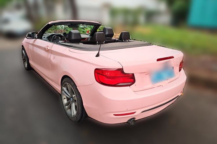 Used BMW 2 Series 2018 220i Convertible Coupe Sports Design Package Rear Left 45 Deg