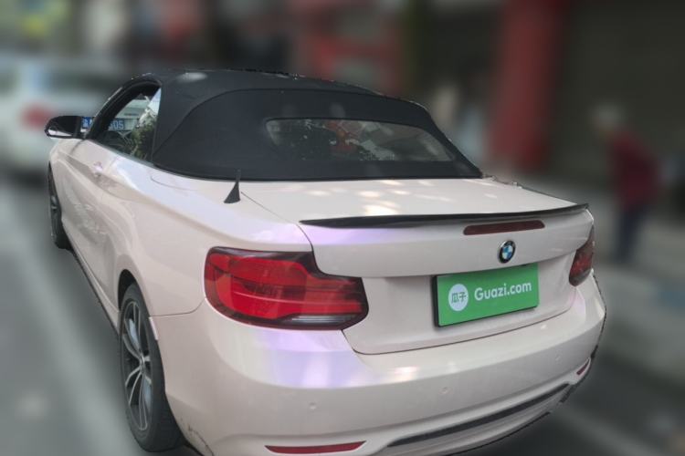 Used BMW 2 Series 2018 220i Convertible Coupe Sports Design Package Rear Left 45 Deg