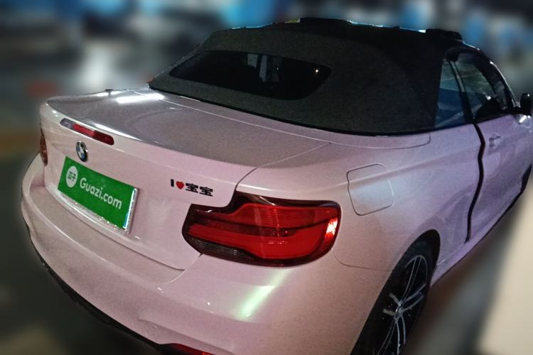 Used BMW 2 Series 2018 225i Convertible Coupe Luxury Model M Sport Package Rear Right 45 Deg